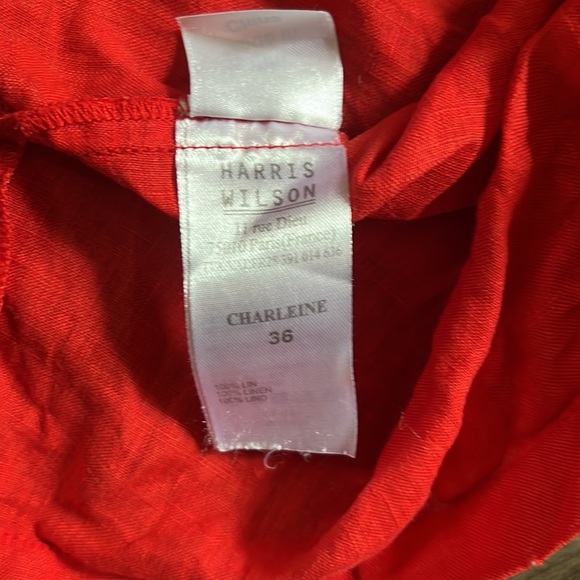Harris Wilson - France linen dress in red - Picture 6 of 8